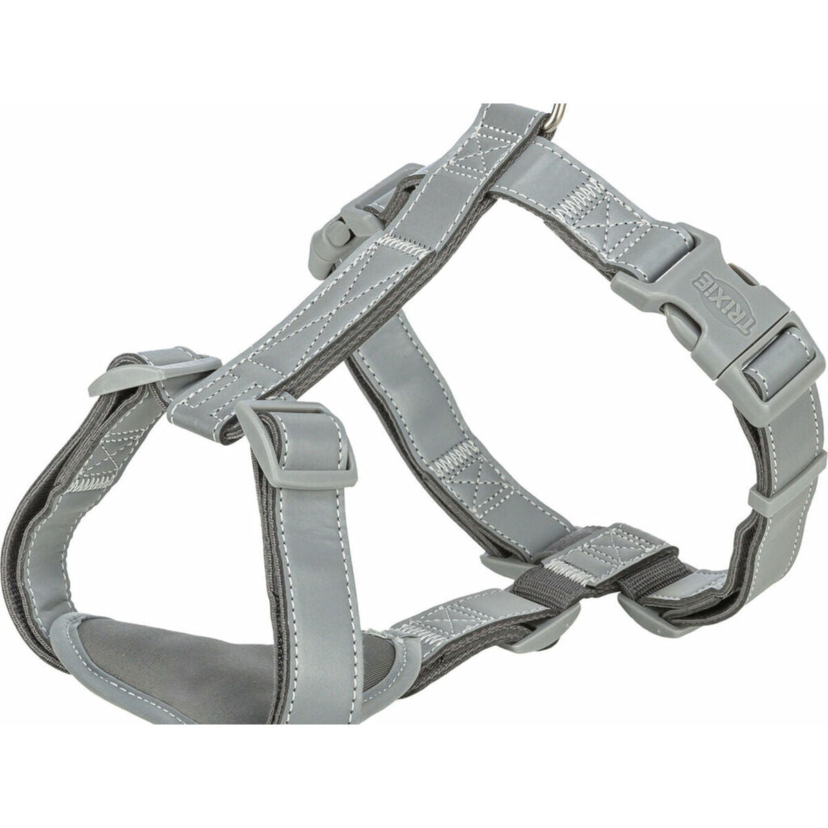 Dog Harness Trixie Premium Reflect Graphite M/L